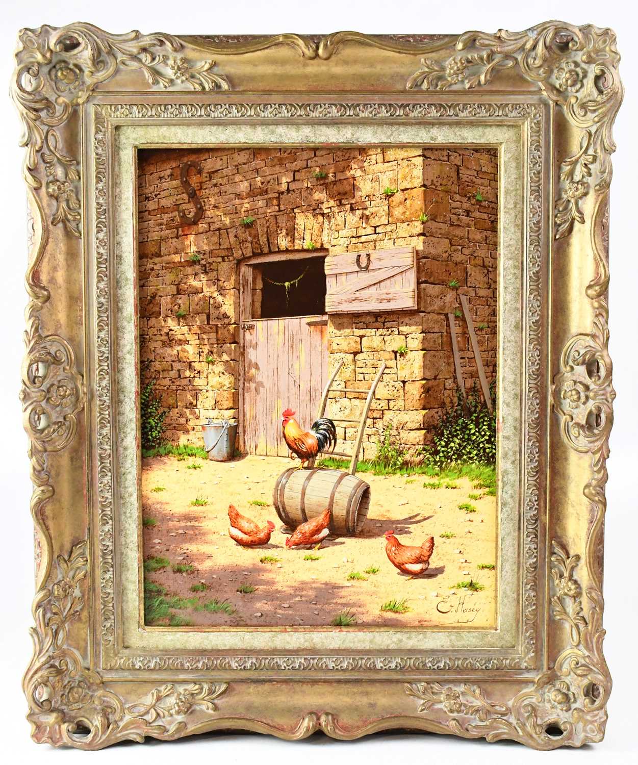Lot 38 - EDWARD HERSEY (born 1948); acrylic on canvas,...