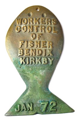 Lot 436 - ARTHUR DOOLEY (1929-1994); a bronze plaque in...