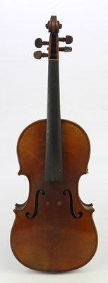 Lot 1004 - A full size French violin, Vuillaume copy with...