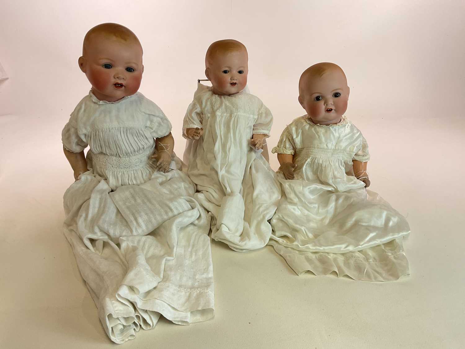 Lot 357 - ARMAND MARSEILLE; bisque head baby dolls,...