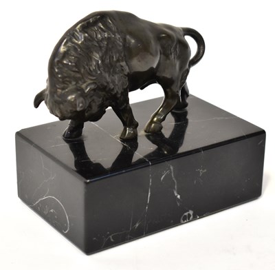 Lot 438 - A 19th century Continental bronze model of a...