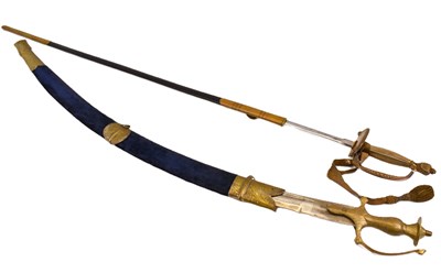 Lot 440 - A vintage dress sword, possibly Spanish, with...
