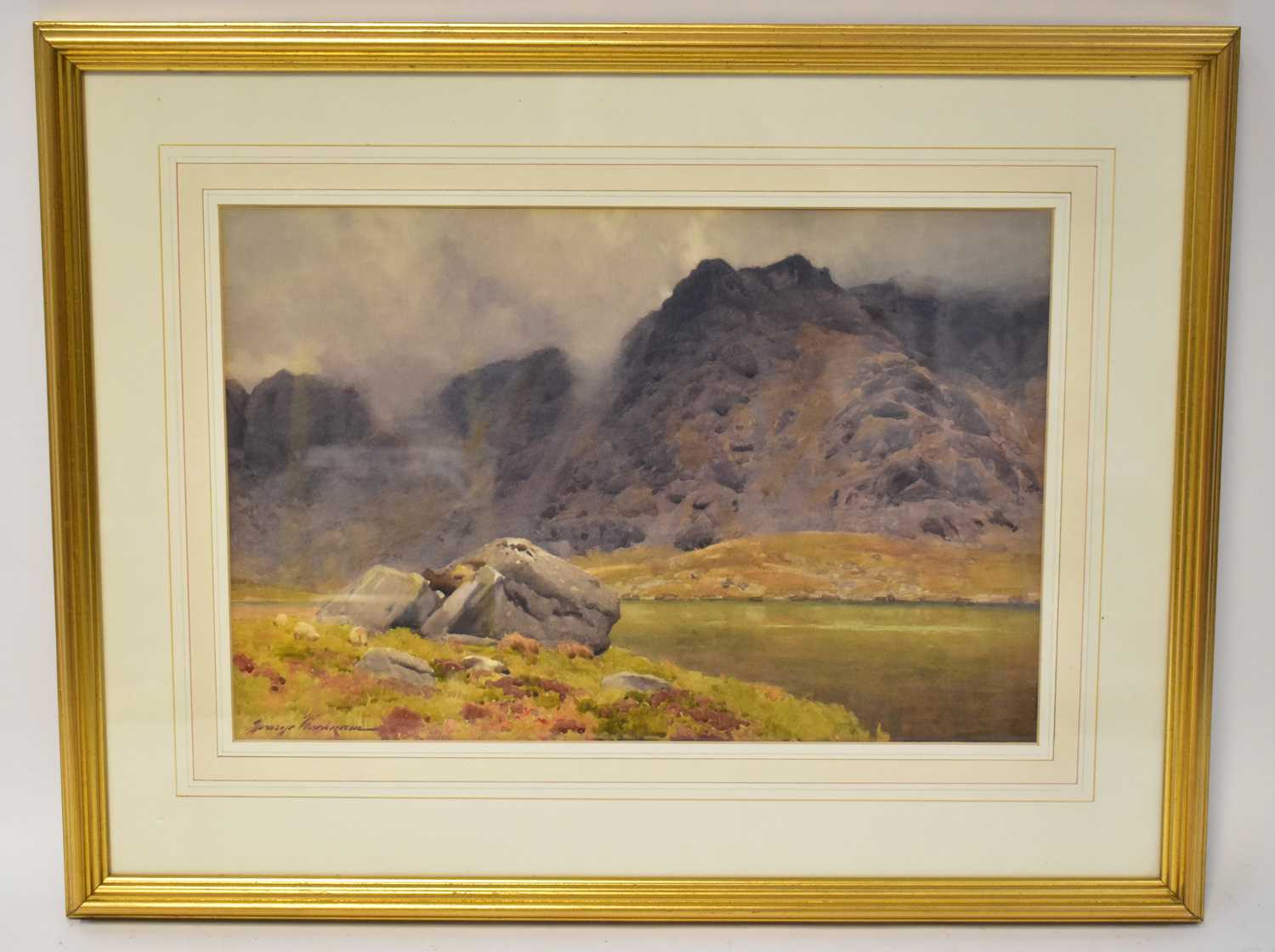 Lot 508 - GEORGE COCKRAM RI (1861-1950); watercolour, a...