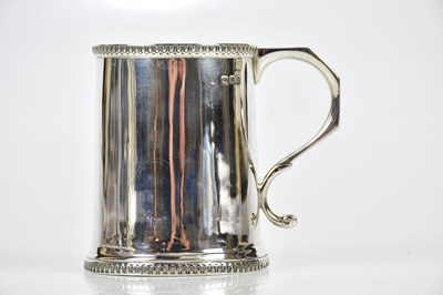 Lot 2220 - A George V hallmarked silver christening mug,...