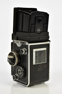 Lot 376 - ROLLEIFLEX; a Rolleiflex 3.5 F TLR camera,...