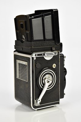 Lot 376 - ROLLEIFLEX; a Rolleiflex 3.5 F TLR camera,...