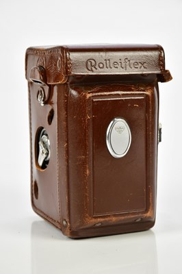 Lot 376 - ROLLEIFLEX; a Rolleiflex 3.5 F TLR camera,...