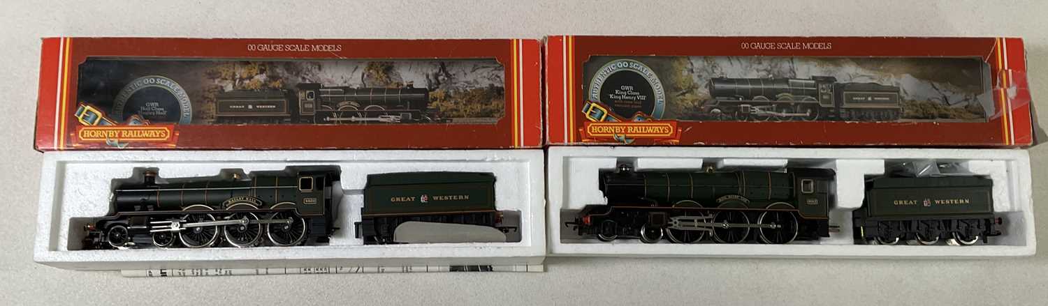 A boxed Hornby R313 GWR Hagley Hall locomotive and tender in very clean