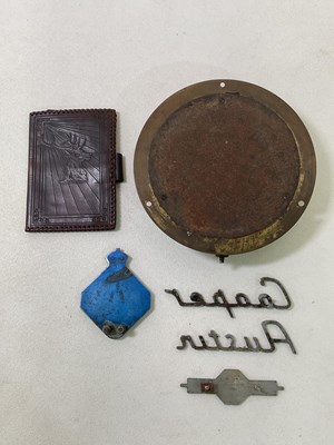 Lot 49 - A group of motoring memorabilia including a...