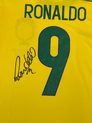 Lot 1960 - RONALDO (Brazilian footballer); a replica...
