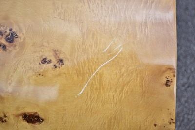 Lot 16 - An Art Deco style bird'seye maple veneered...