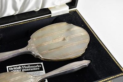 Lot 118 - W I BROADWAY; a cased Elizabeth II hallmarked...