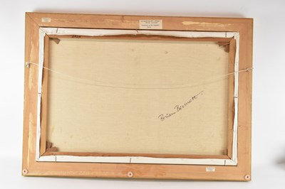 Lot 134 - BRIAN BENNETT; oil on canvas, 'Sowthistle on...