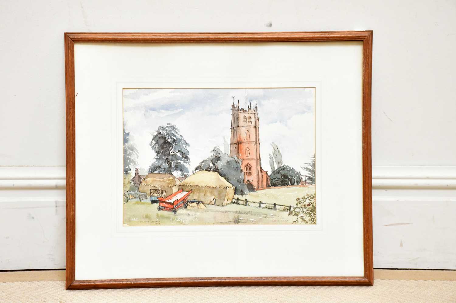Lot 1682 - LESLIE GILBERT; watercolour, 'Bishops Lydeard',...