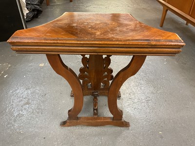 Lot 45 - A late 19th century carved walnut figural side...