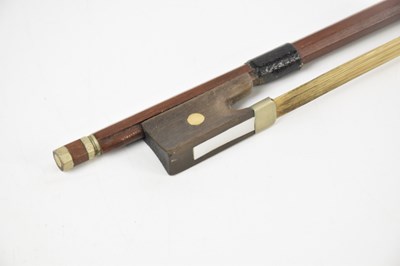 Lot 1562 - A full size French violin with one-piece back...